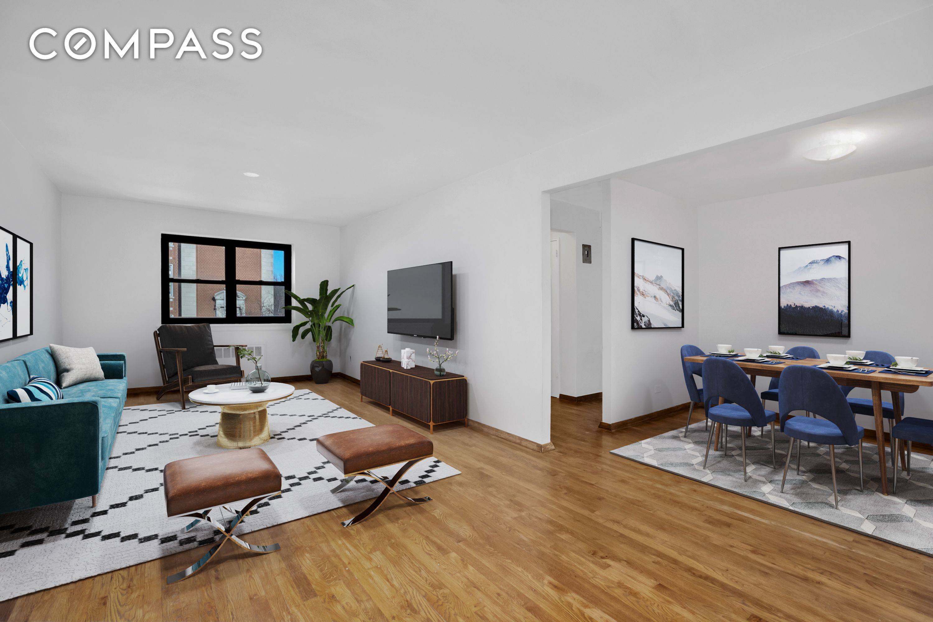 DEAL FELL THROUGH BACK ON MARKET Welcome home to this spacious 2BR 1BA co op in The Brulene Cooperative.