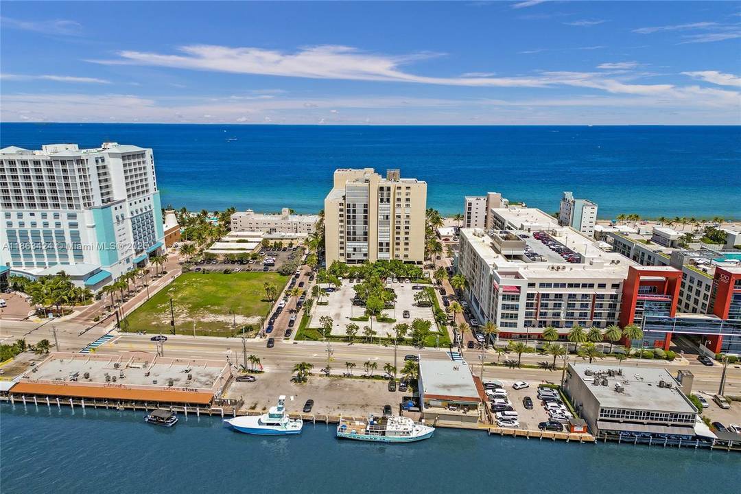 Enjoy stunning ocean and Intracoastal views from your private balcony in this bright and spacious 1 bedroom condo just steps from the Hollywood Broadwalk and sandy beaches.