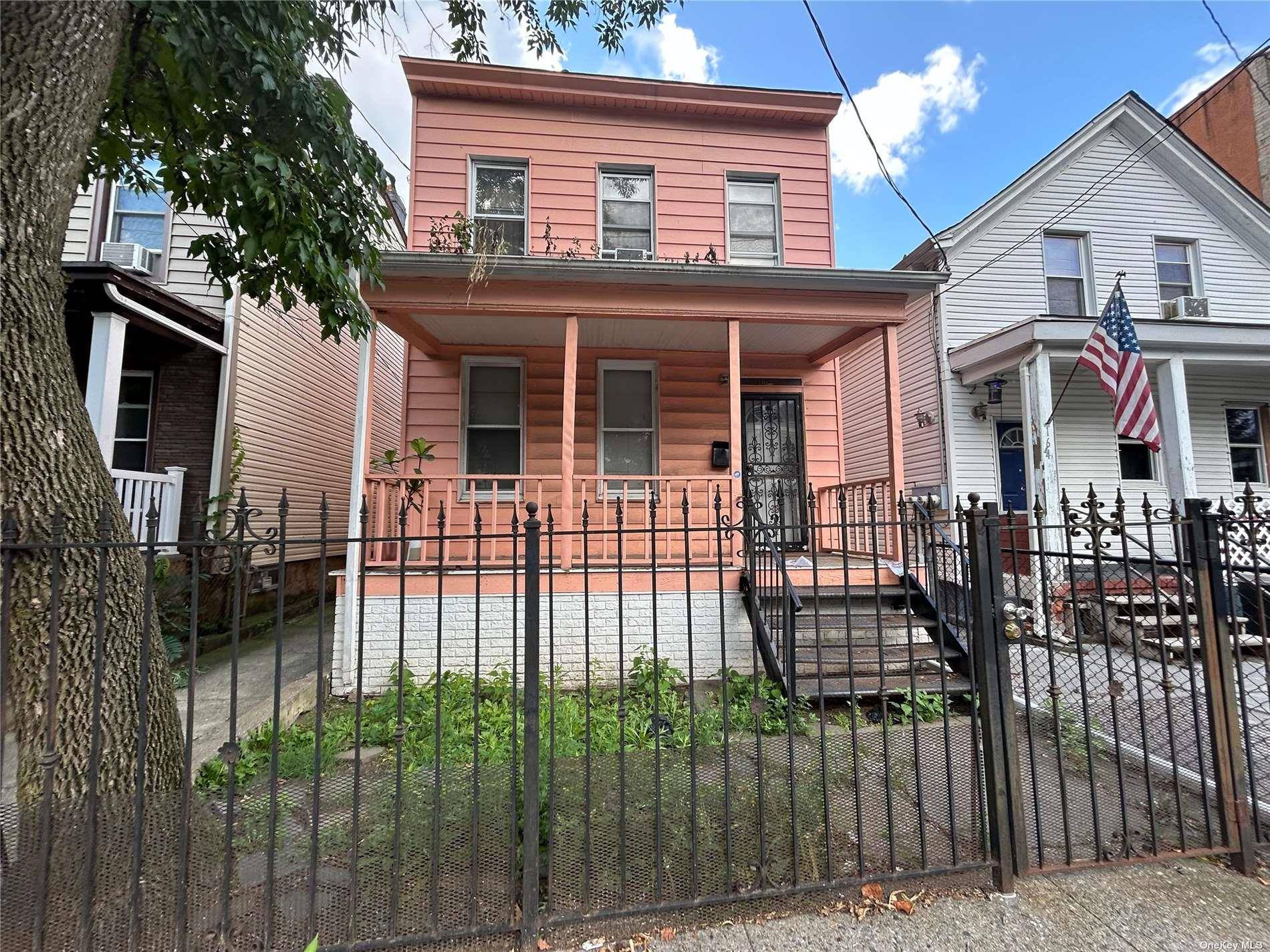 Fantastic opportunity to turn this unique multifamily lot with 2 separate buildings into a dream home amp ; investment property in the vibrant progressive neighborhood of Cypress Hills.