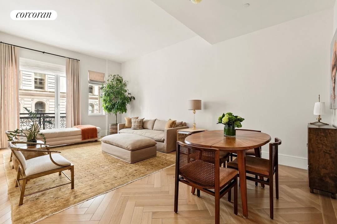 Located at 78th Street and West End Avenue, this spacious two bedroom, two bathroom residence covers 1, 567 square feet and features impressive 10' 6 ceilings, elegant herringbone oak floors, ...
