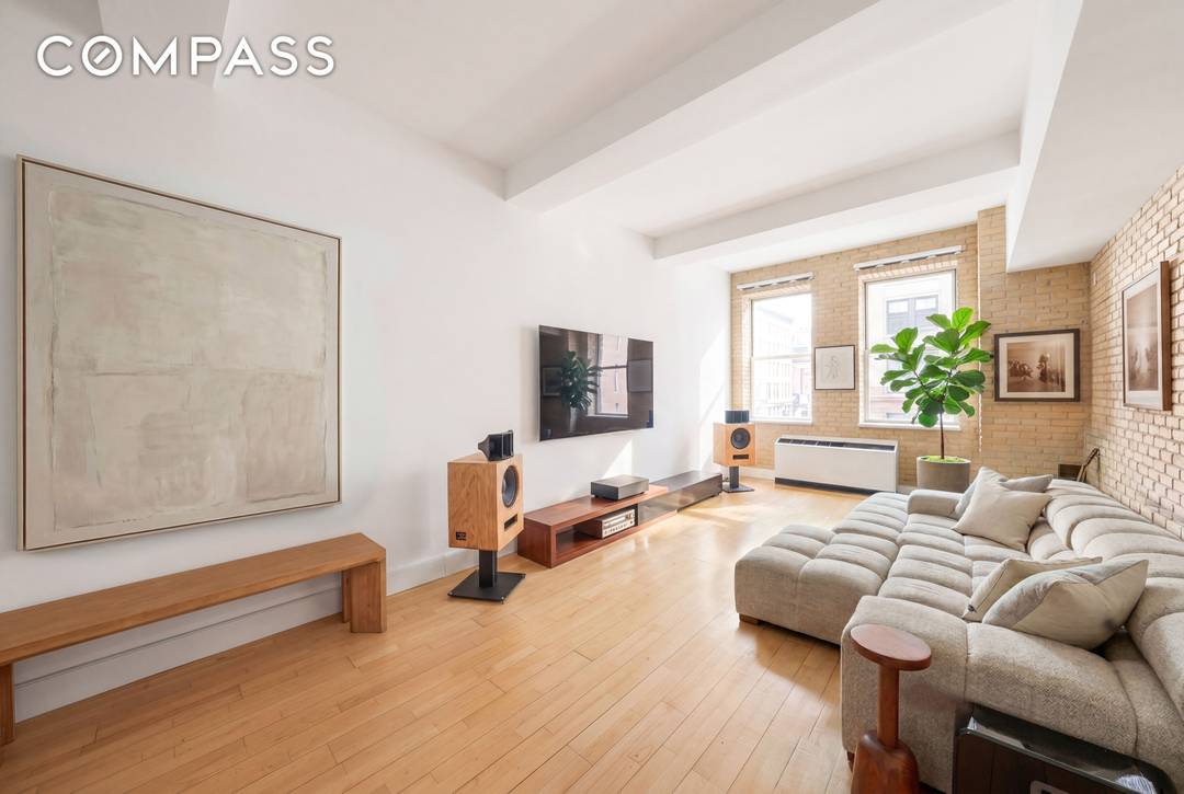 Welcome to Apartment 9C, a 1, 056 square foot one bedroom, one bathroom condo in a full service building in the heart of Tribeca.