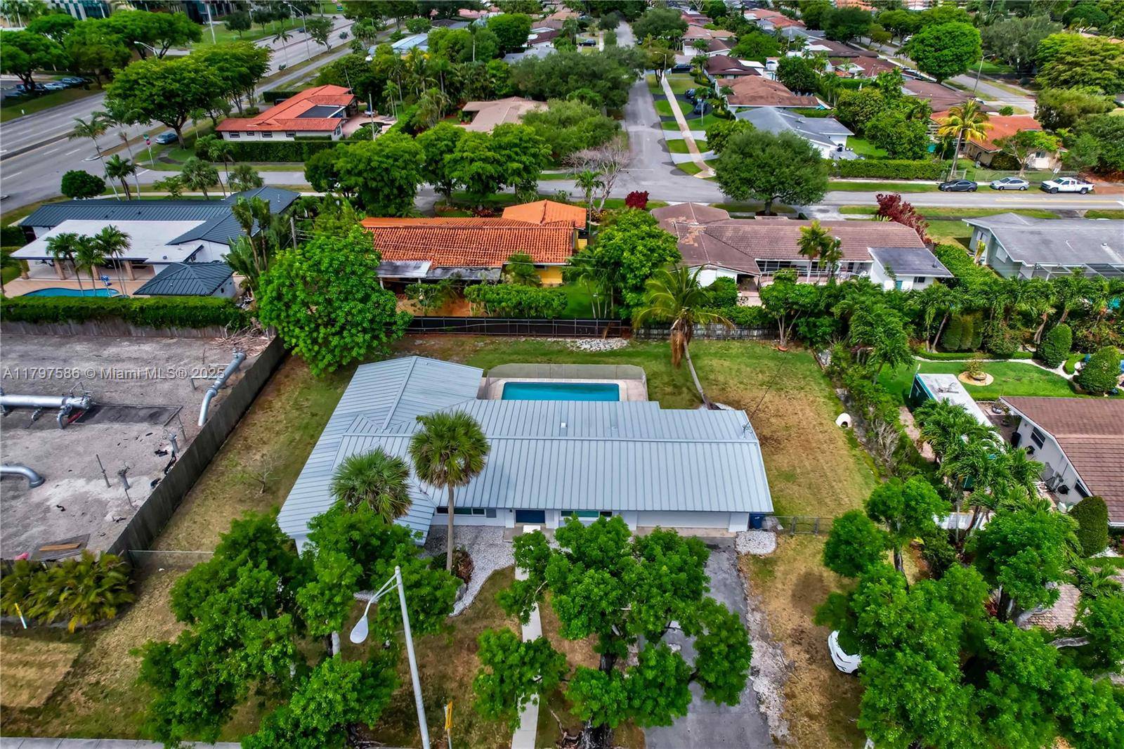 Metal roof 2019, impact garage door, central a c, high grade triple impact glass windows.