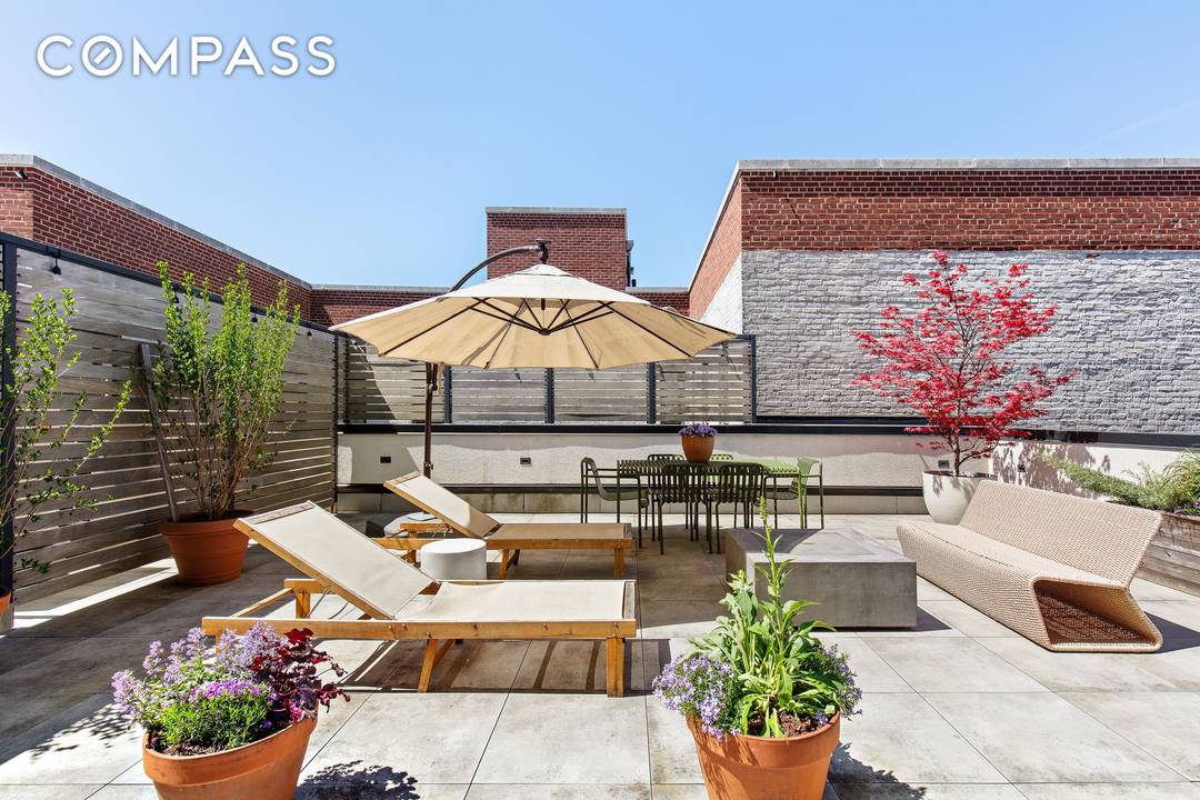 Terrace lovers, this one s for you We re talking 735 square feet of private outdoor space.