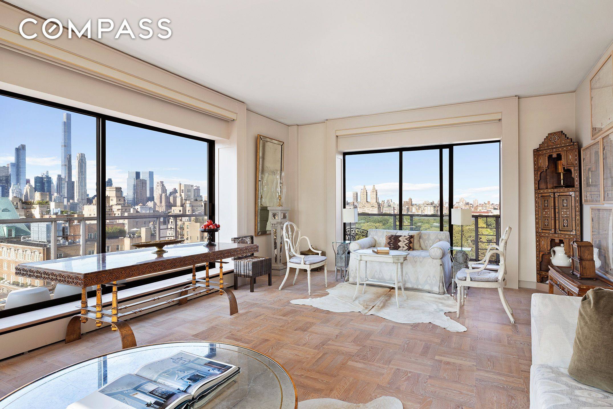 Perched high above on Madison Avenue, this six room penthouse at 50 East 79th Street offers a rare opportunity to own a sprawling and sun drenched penthouse residence, featuring wrap ...