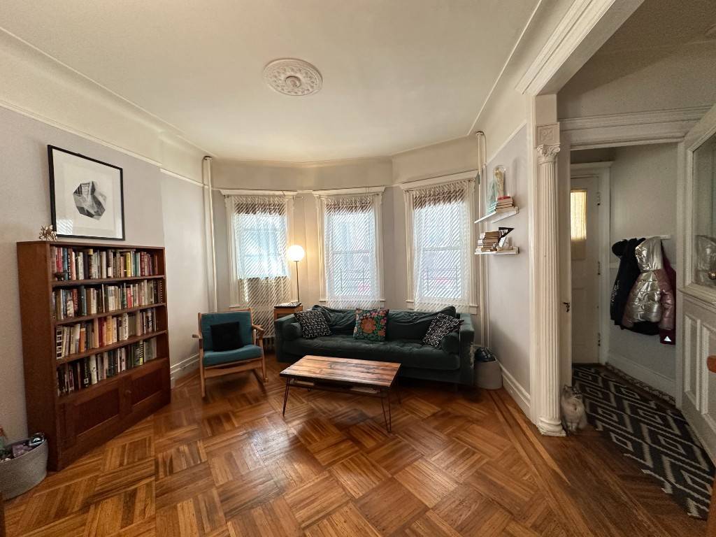 Step into the timeless appeal of this spacious first floor apartment, nestled within a lovingly maintained 1901 frame house in one of Brooklyns most distinctive and community focused neighborhoods.