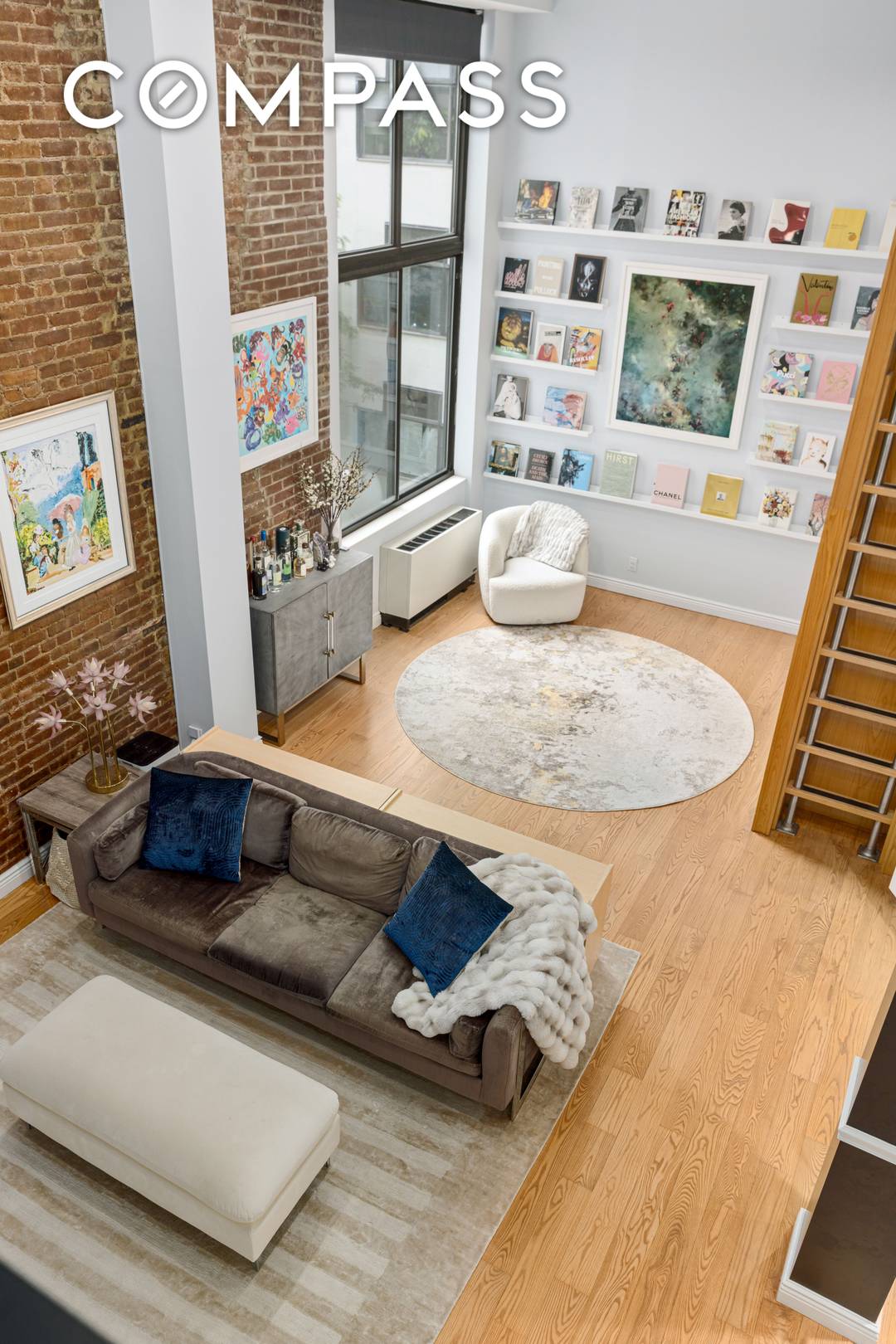 Welcome to 77 Bleecker Street, 320 an architecturally striking one bedroom, two bathroom duplex loft in the heart of NoHo.