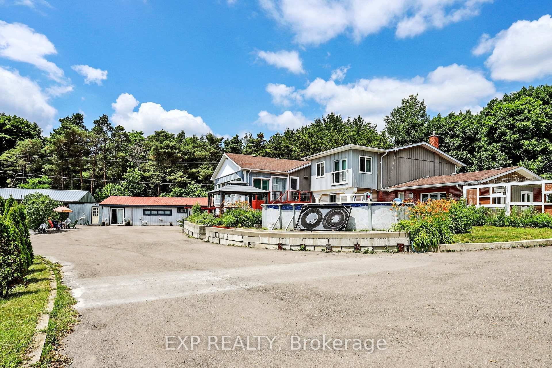 11433 HIGHWAY 9, PALGRAVE STUNNING 10 ACRE PRIVATE ESTATE WITH 5 BEDROOMS, 5 BATHROOMS, ABOVE GROUND POOL, SUNROOM, FINISHED WALK OUT BASEMENT, MASSIVE EVENT SPACE amp ; MEDIA ROOM, MASSIVE ...