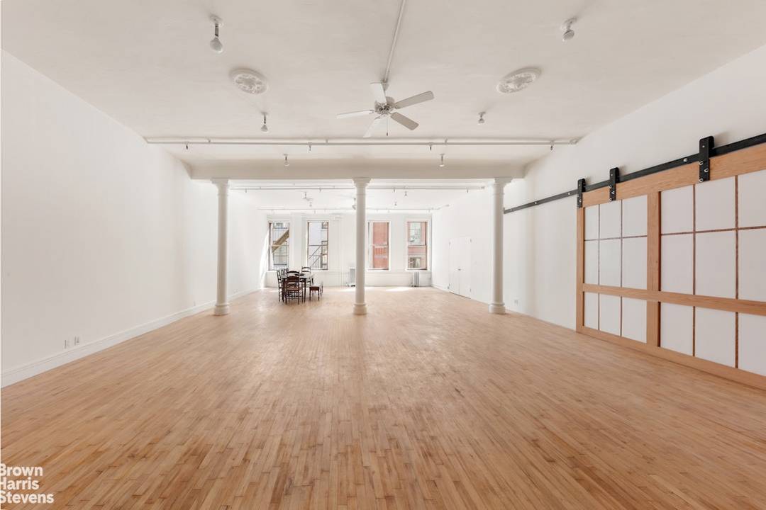 A True Soho Original Bring your architect and your creative vision to this classic 2, 300SF artist loft located in a landmarked building right in the heart of Soho's historic ...