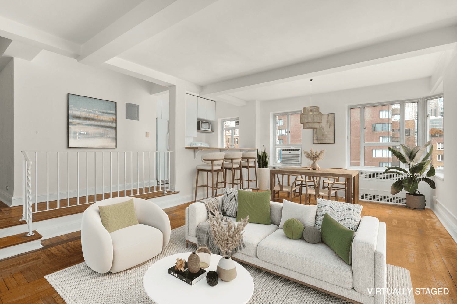 Nestled on the 11th floor of the renowned Goodhue House, this exquisite one bedroom, one bathroom corner residence embodies classic New York City living at its finest.