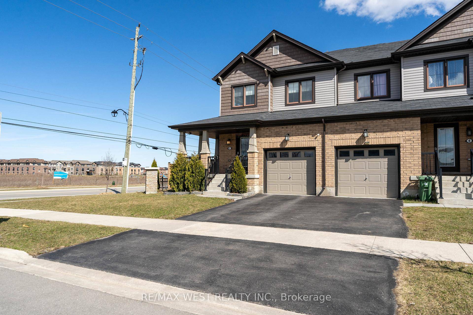 Corner freehold townhome with Premium Lot in the area Depth 126 ft and open concept layout, upgraded kitchen featuring quartz counters and backsplash, no carpet on the main floor, and ...