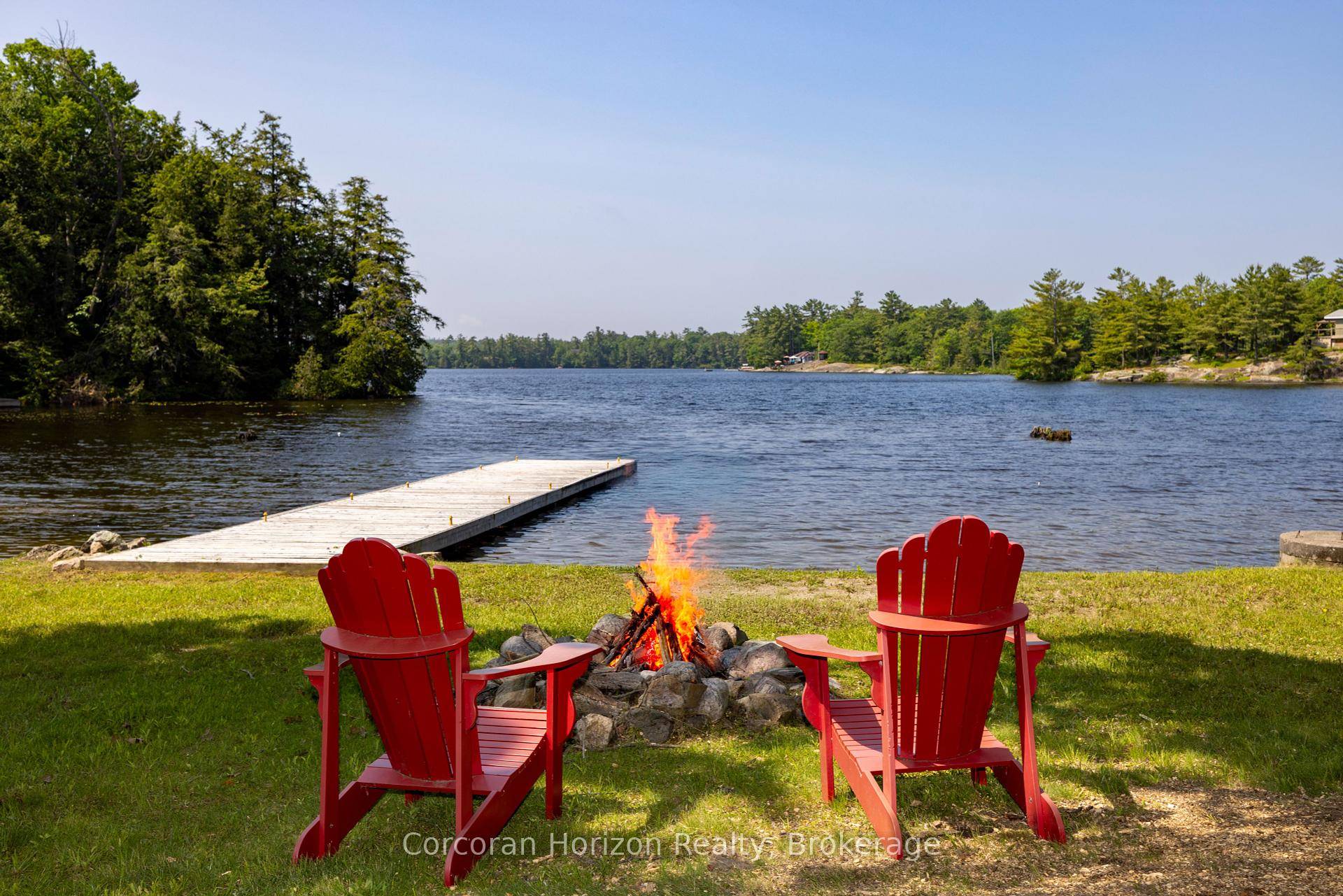 Rare Lakeside Retreat on Six Mile Lake !