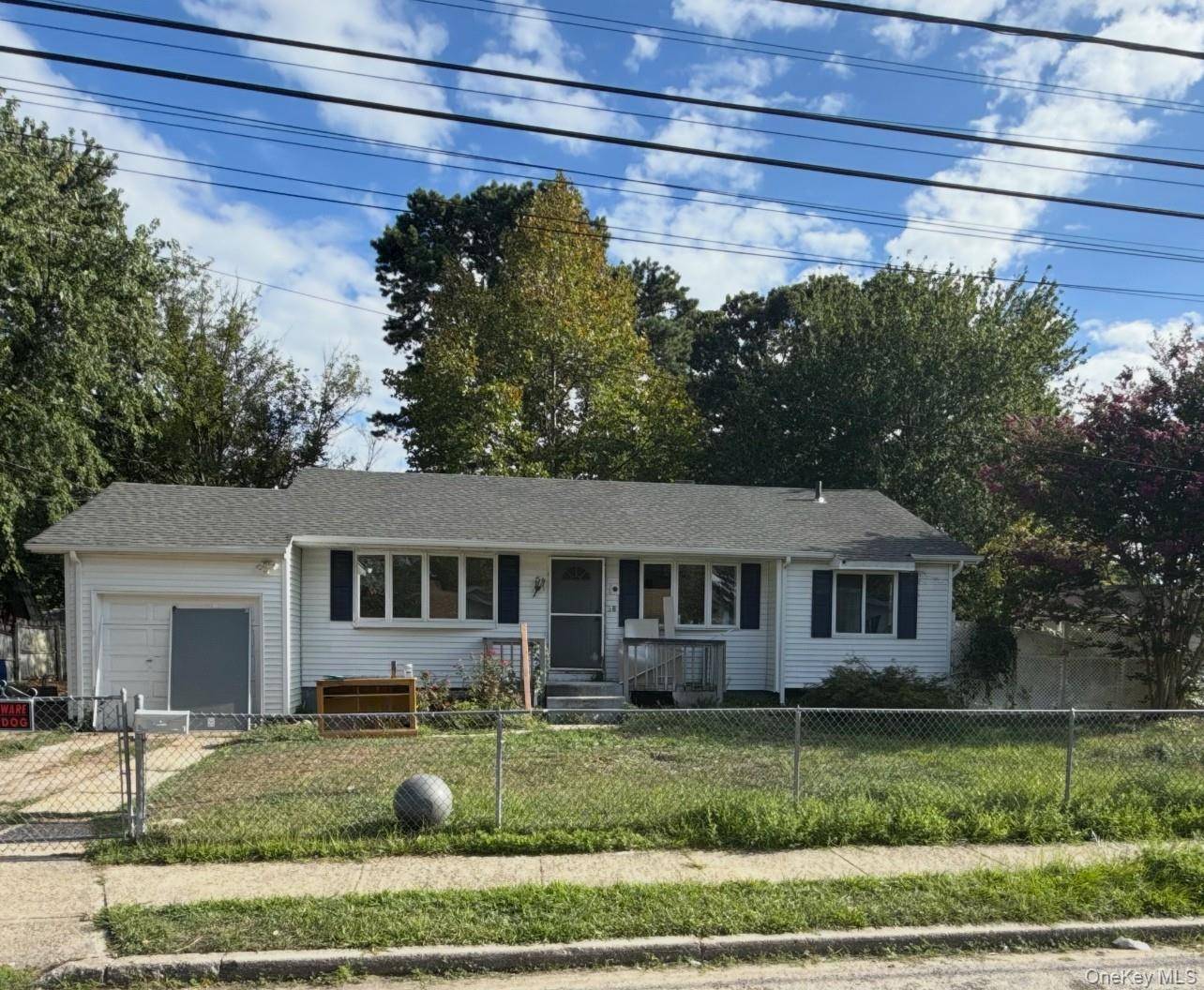 Welcome to this updated first floor home in Central Islip featuring 3 well sized bedrooms and 1 full bathroom, along with a private basement that has a full separate entrance ...