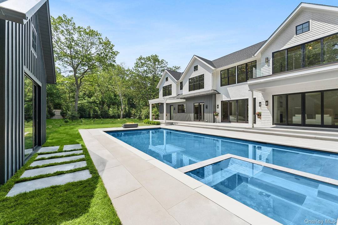 Nestled in the heart of Sag Harbor, this stunning 6, 631sq.