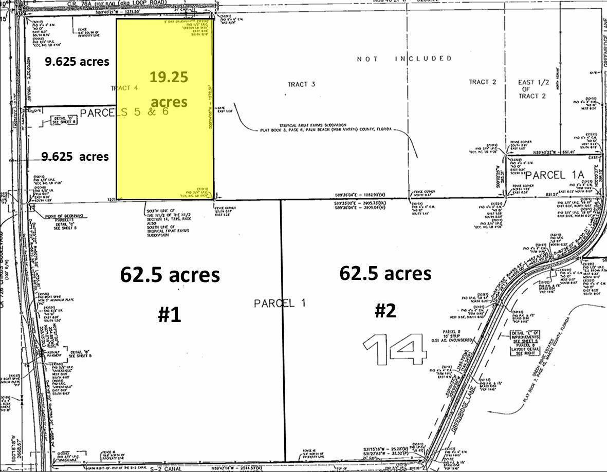 Single family residence with detached garage located on 19.