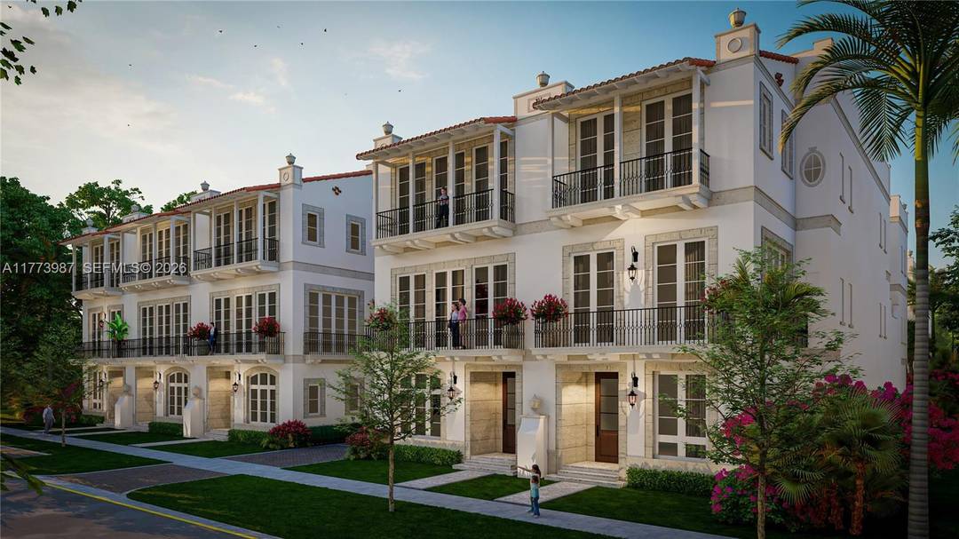 Via Veneto offers an exclusive collection of 10 bespoke brownstones in Coral Gables, each spanning 5, 300 5, 500 sq ft.