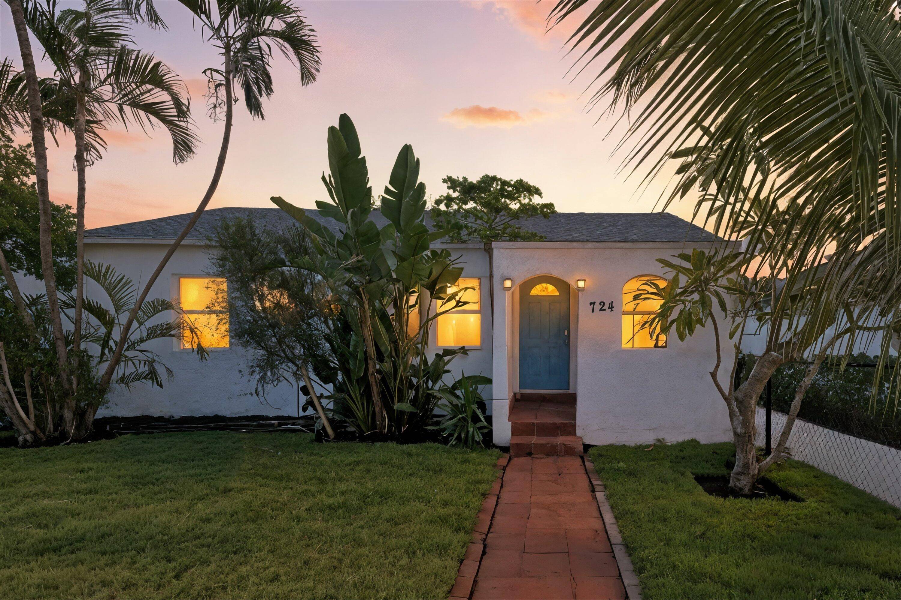 Just minutes from the heart of Downtown West Palm Beach, this stunning 1950 Spanish Mediterranean masterpiece blends timeless charm with modern luxury.