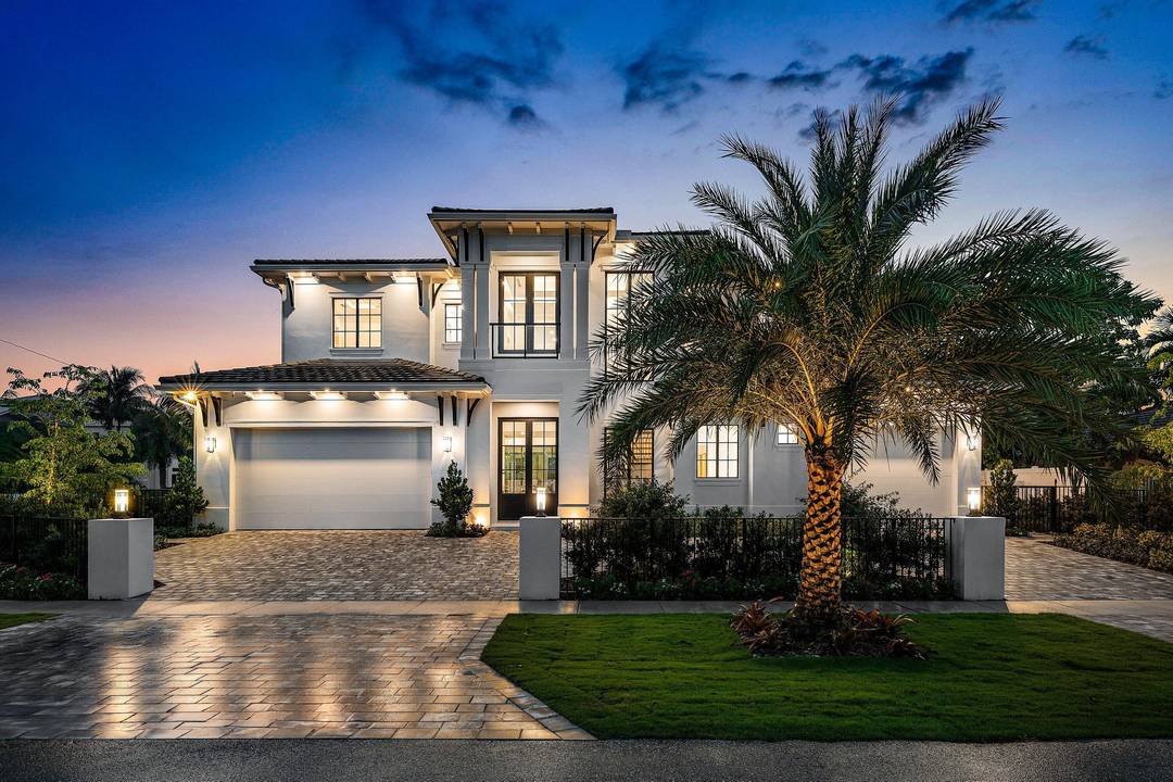NEW CONSTRUCTION Luxury estate home built by award winning home builder CJM Luxury Homes in the desirable Boca Villas Neighborhood's best location.