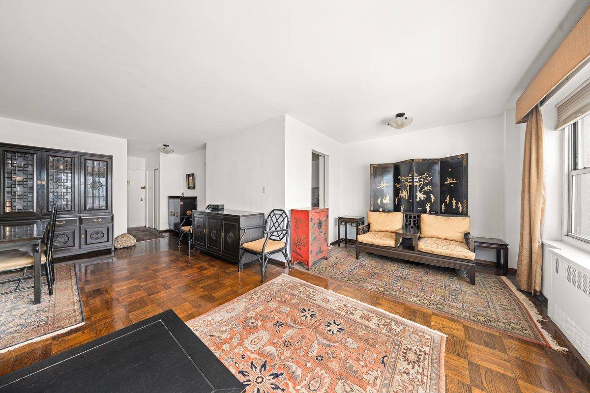 Soaring and open southern views from the 14th floor of 440 east 79th Street.