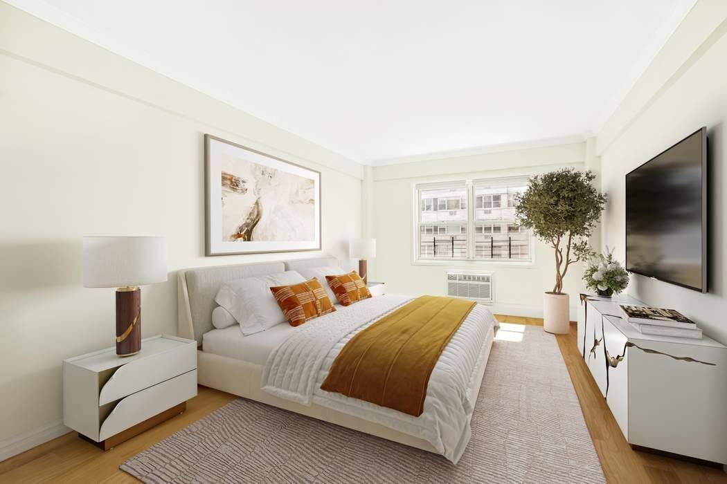 Seize this exceptional opportunity to own a sophisticated three bedroom, two bathroom condominium in one of the few full service buildings on historic Sutton Place.