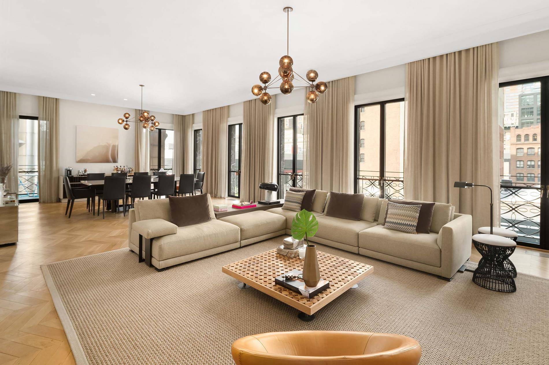 Massive Price Drop ! This magnificent Four Bedroom plus Library Den, full floor residence with private elevator access is located in the heart of the Chelsea Art District.