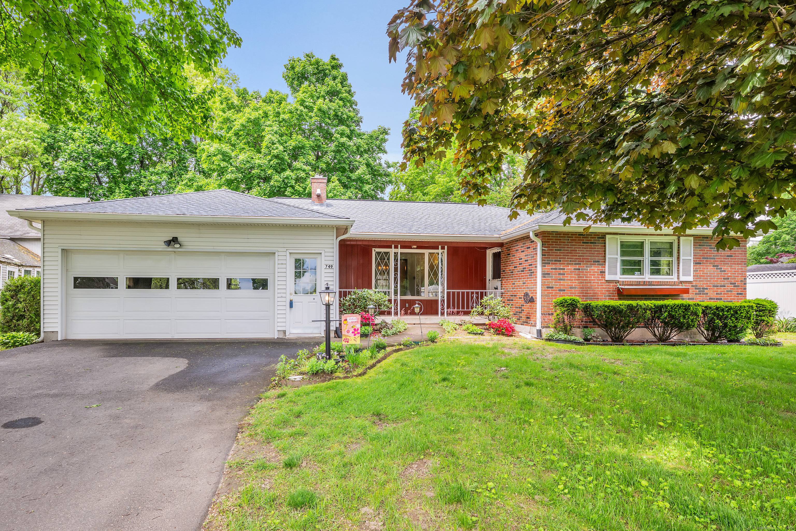 A truly special one owner built ranch nestled in the heart of South Windsor's desirable scenic Main St area.