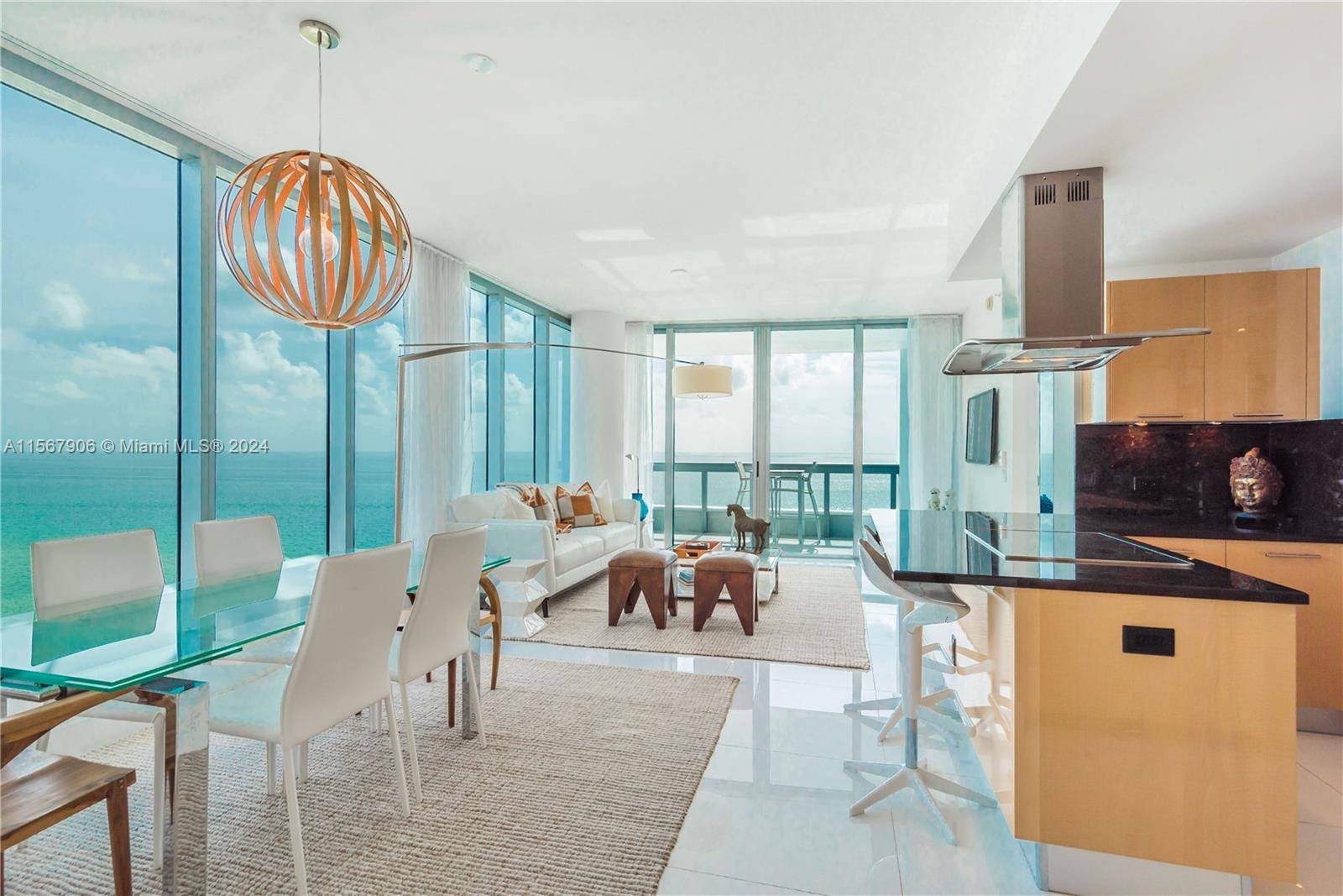 Immaculate 2 2 NE oceanfront corner unit in North Tower of Carillon Beach, formerly Canyon Ranch Stunning views of the ocean and city.