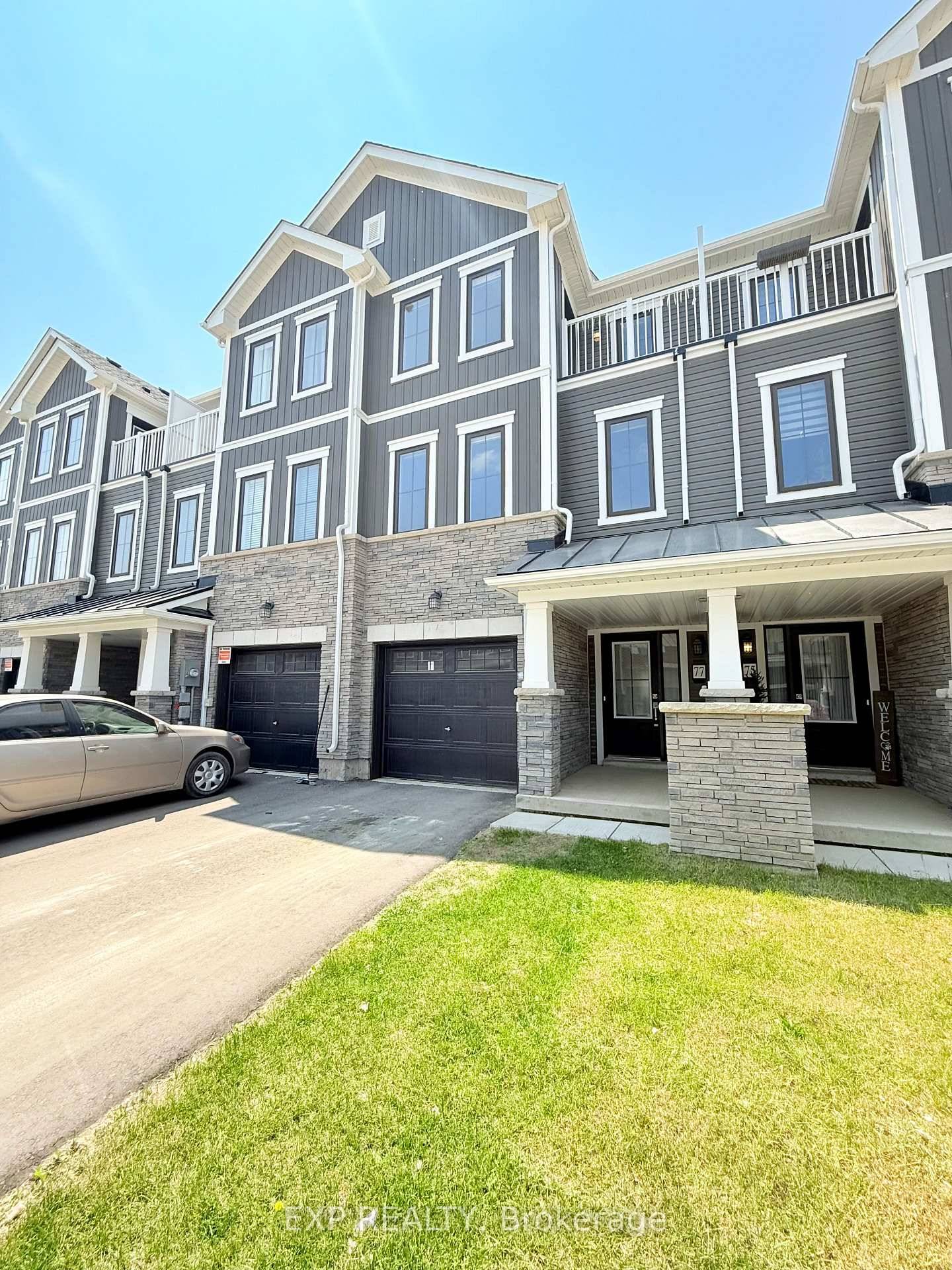 Welcome to 77 Holder Drive a stunning, newly built 3 storey freehold townhouse located in the highly sought after Empire Community in West Brant.