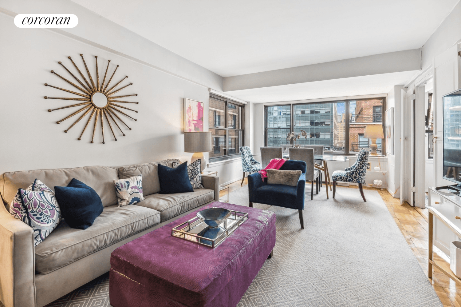 This marvelous, immaculate, exquisite and elegant Junior one bedroom is the stuff of dreams !