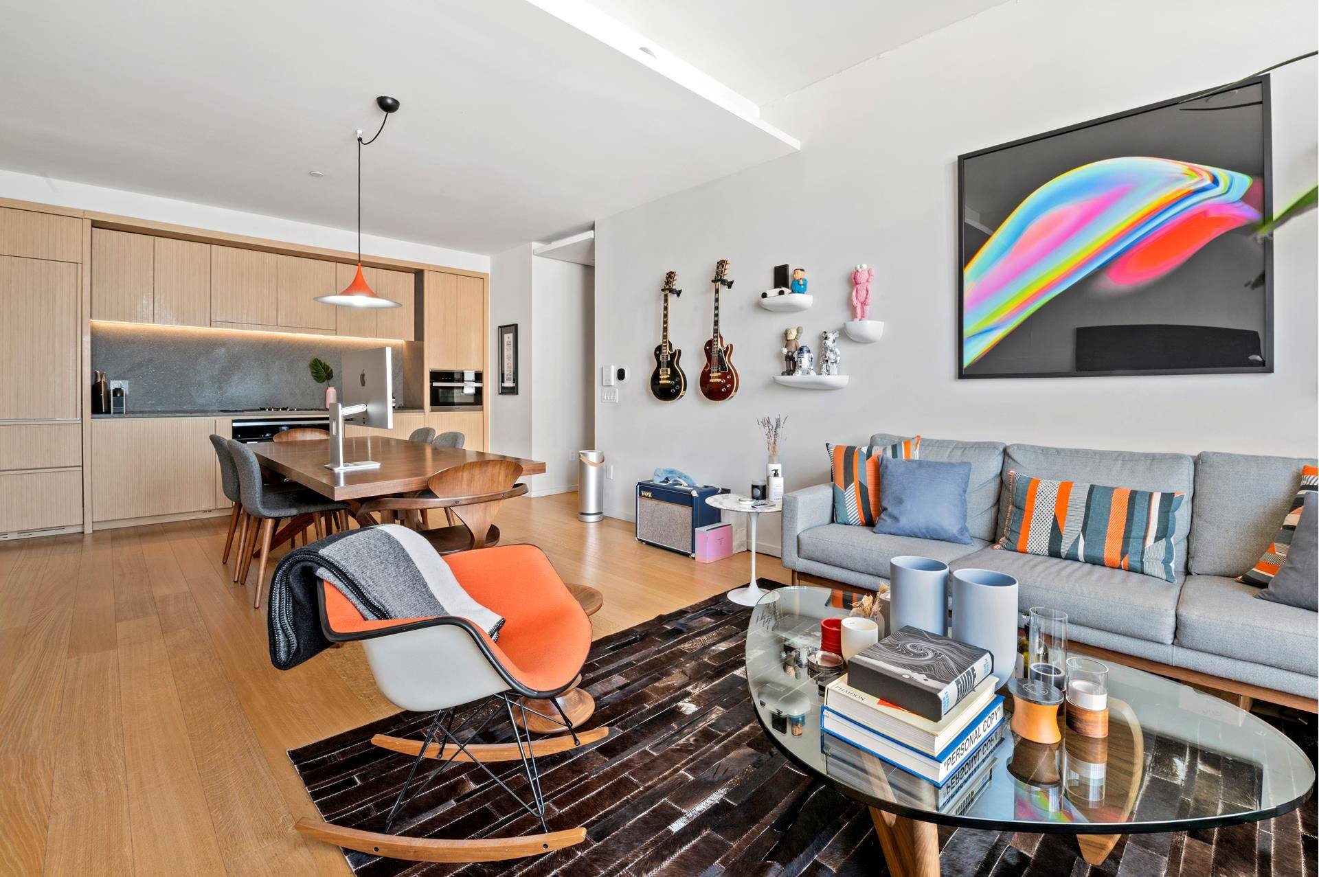 NEW TO MARKET ! GRACIOUS ONE BEDROOM HOME AT ICONIC RENZO PIANO LUXURY CONDO IN HEART OF SOHO.
