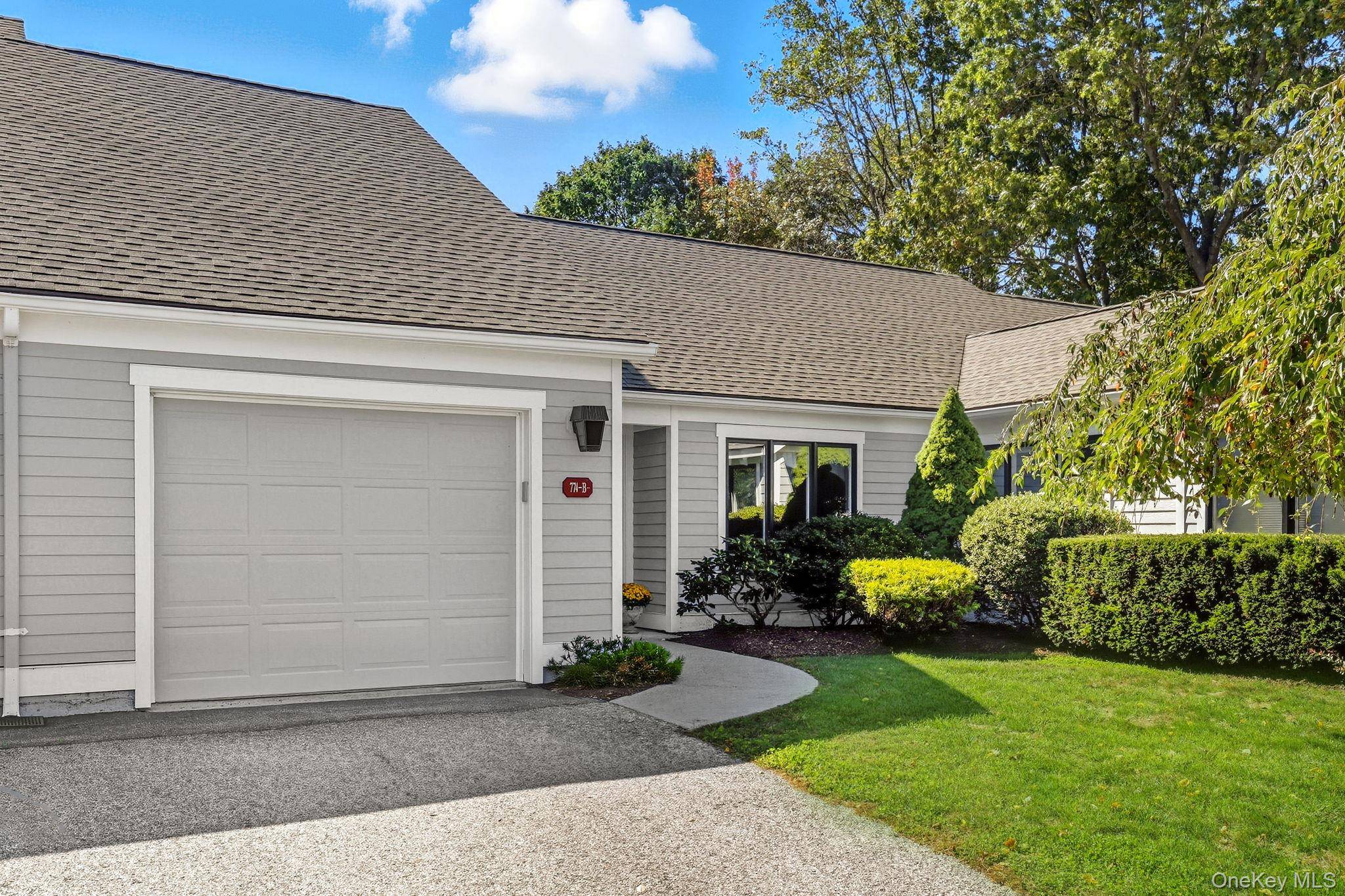 Enjoy easy living in this meticulously maintained 1 level Sherman model featuring 3 bedrooms, 2 full baths, a cozy gas fireplace, and a one car garage.