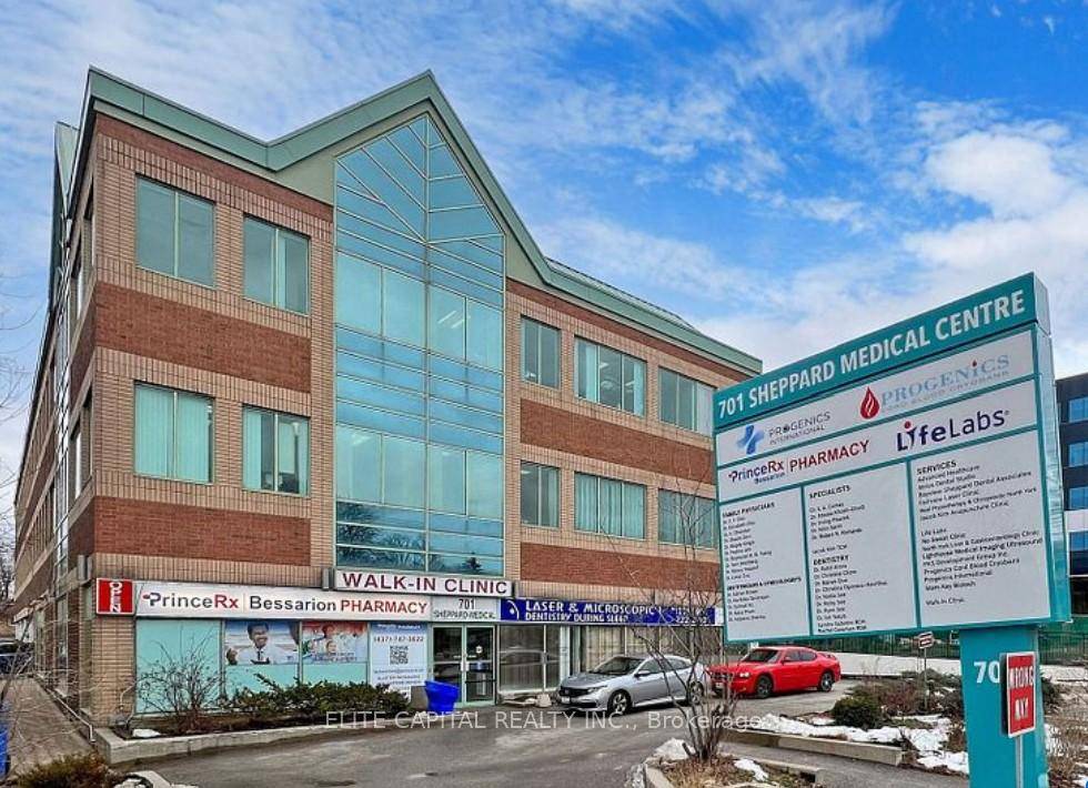 Conveniently located 3 storey medical office building in prime Bayview village community.