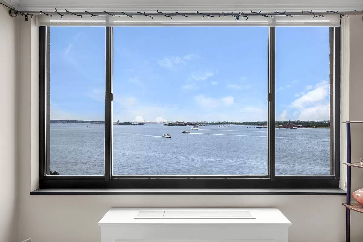 An exceptional one bedroom apartment with direct Statue of Liberty and Hudson River Views.