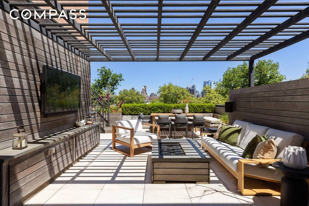 Perched atop a classic 25 foot wide Carroll Gardens brownstone, with 12 over 12 paned casement windows framing unobstructed views of Carroll Park, this three bedroom duplex penthouse at 241 ...
