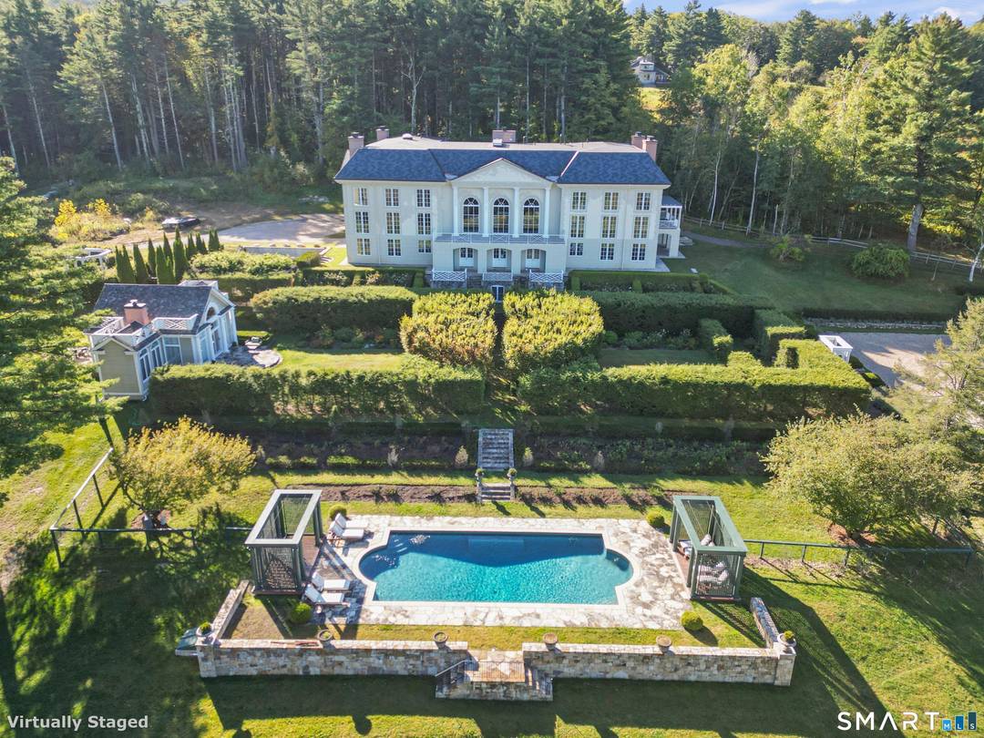 A rare French Manor estate on one of the most scenic and sought after country roads, this extraordinary 45 acre sanctuary offers unmatched privacy, panoramic mountain views, and a setting ...