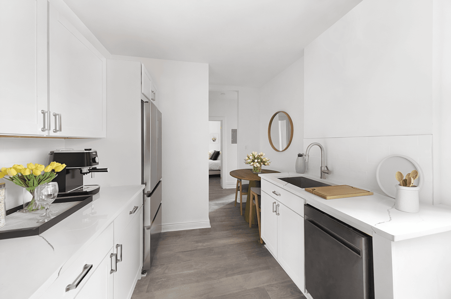 Sponsor Unit NO BOARD APPROVAL Apartment 41 is a beautifully renovated two bedroom, one bathroom home with sunny, western exposures and wonderful natural light.