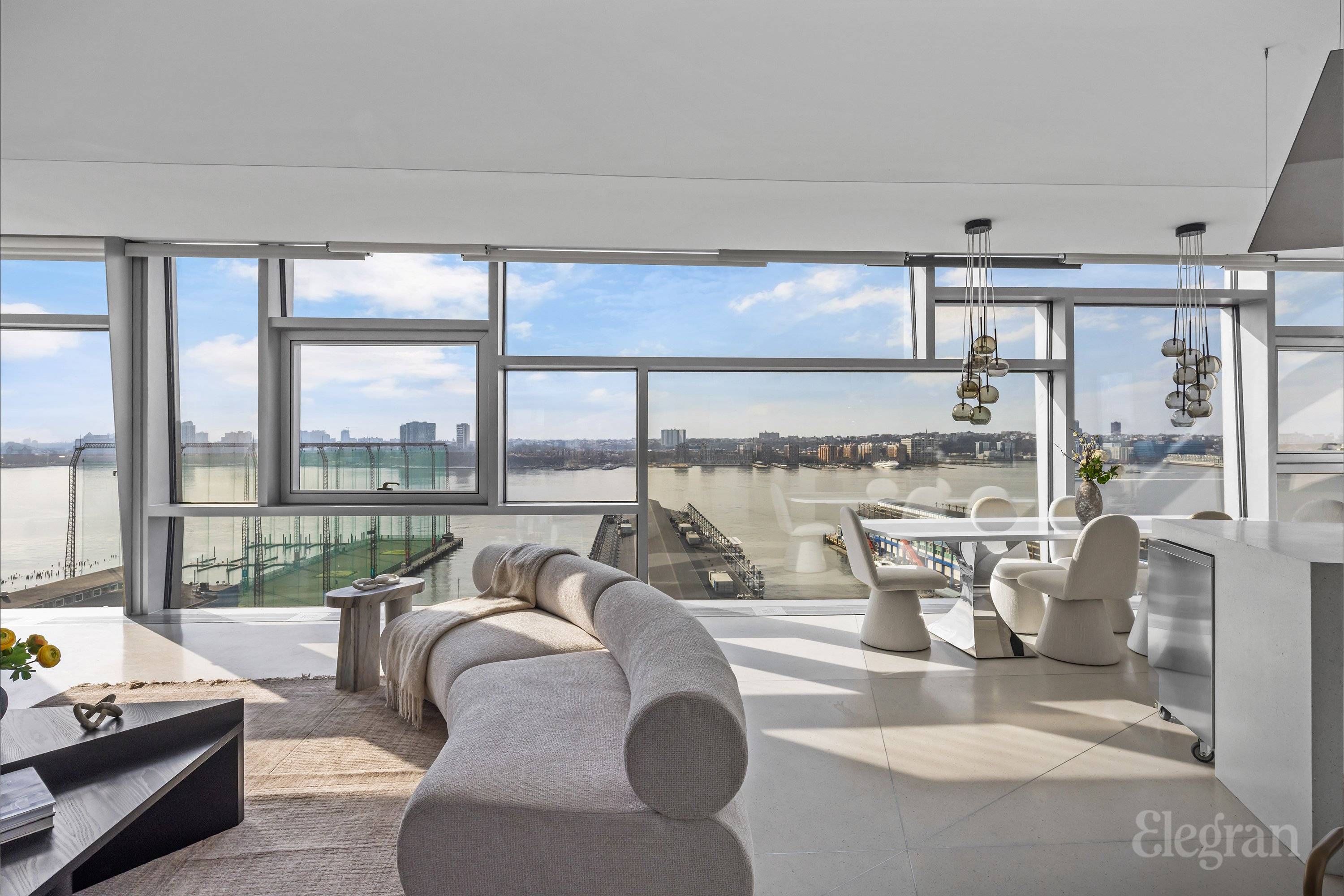 A Jean Nouvel Masterpiece with Breathtaking Hudson River Views Welcome to Residence 16A at 100 11th Avenue, an architectural triumph designed by the legendary Jean Nouvel.