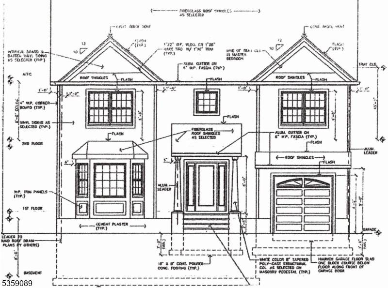 CUSTOM COLONIAL CURRENTLY UNDER CONSTRUCTION OFFERS THREE BEDROOMS, 2 1 2 BATHS, MASTER BEDROOM WITH FULL BATH AND WALK IN CLOSETS.