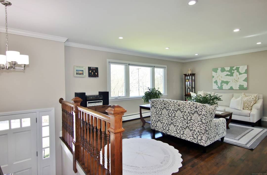 Bright updated home in Rowayton convenient to shopping and train.