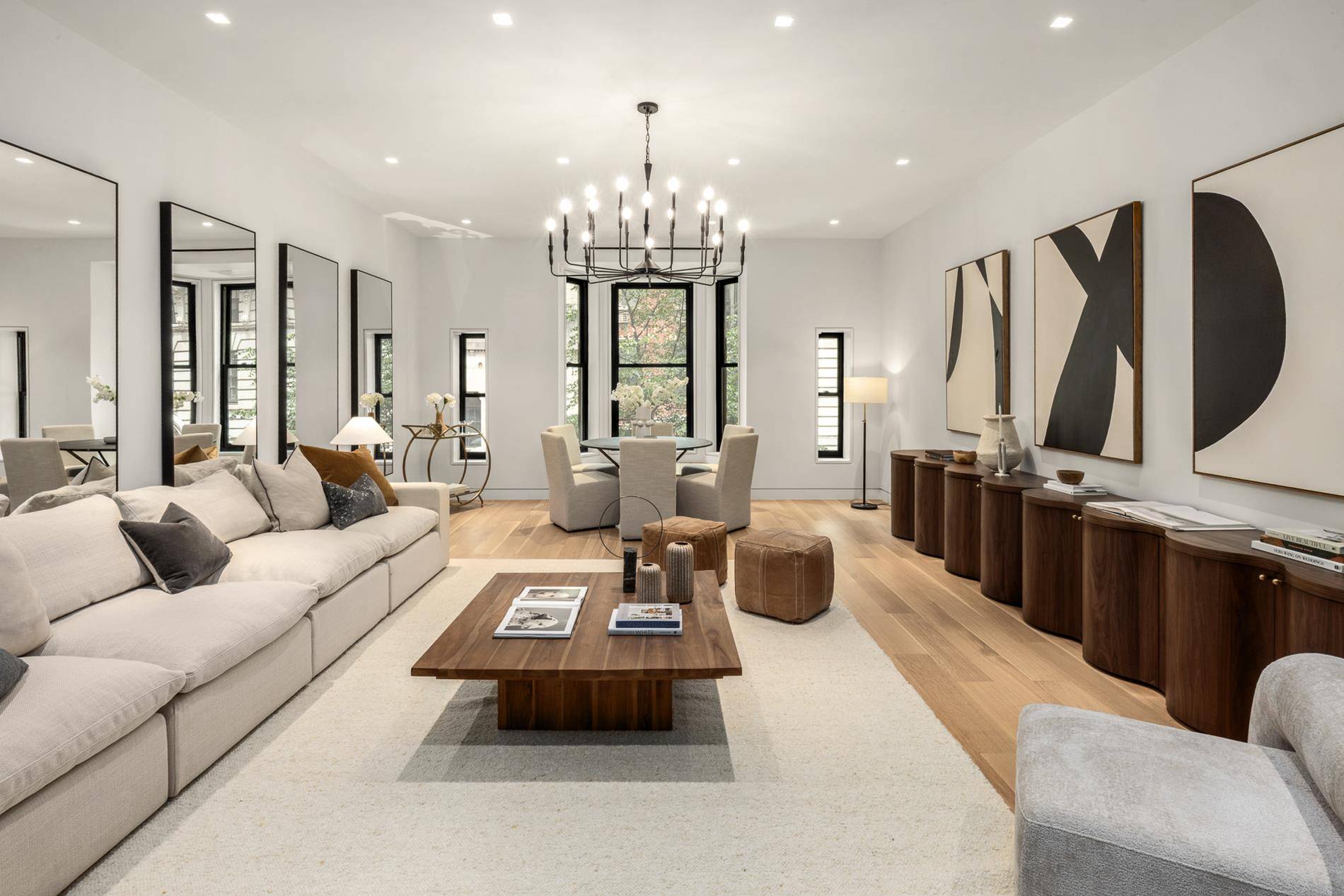 Meticulously redesigned, 250 West 73rd Street is an impressively proportioned mansion in the heart of the Upper West Side.
