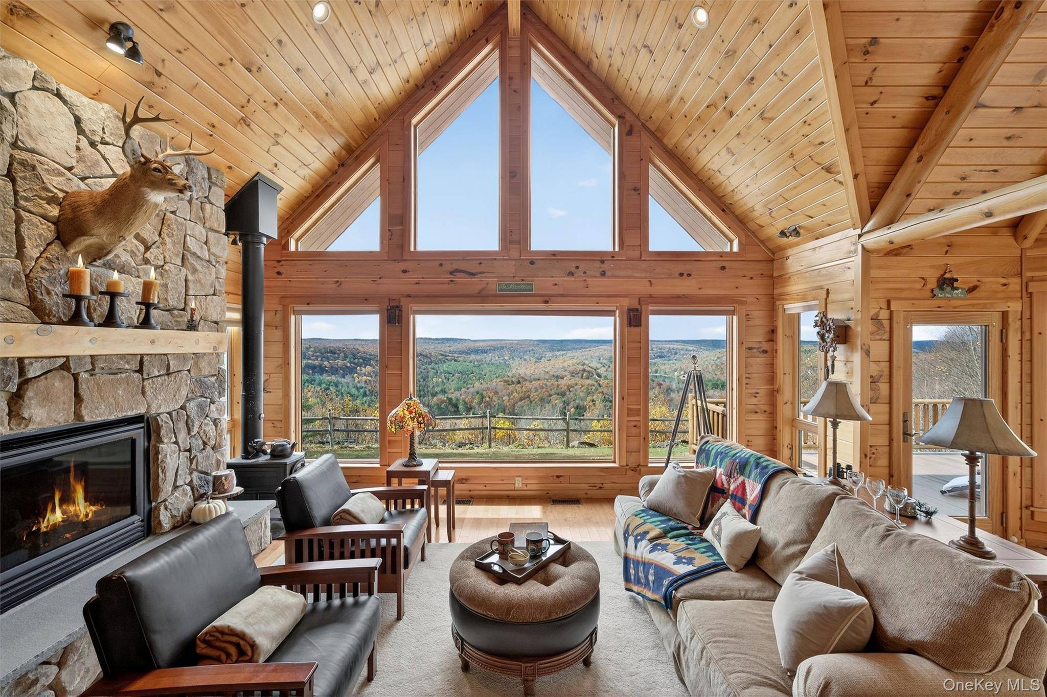 Private 19. 45 Acre Beaver Mountain Retreat with Panoramic River Valley Views !