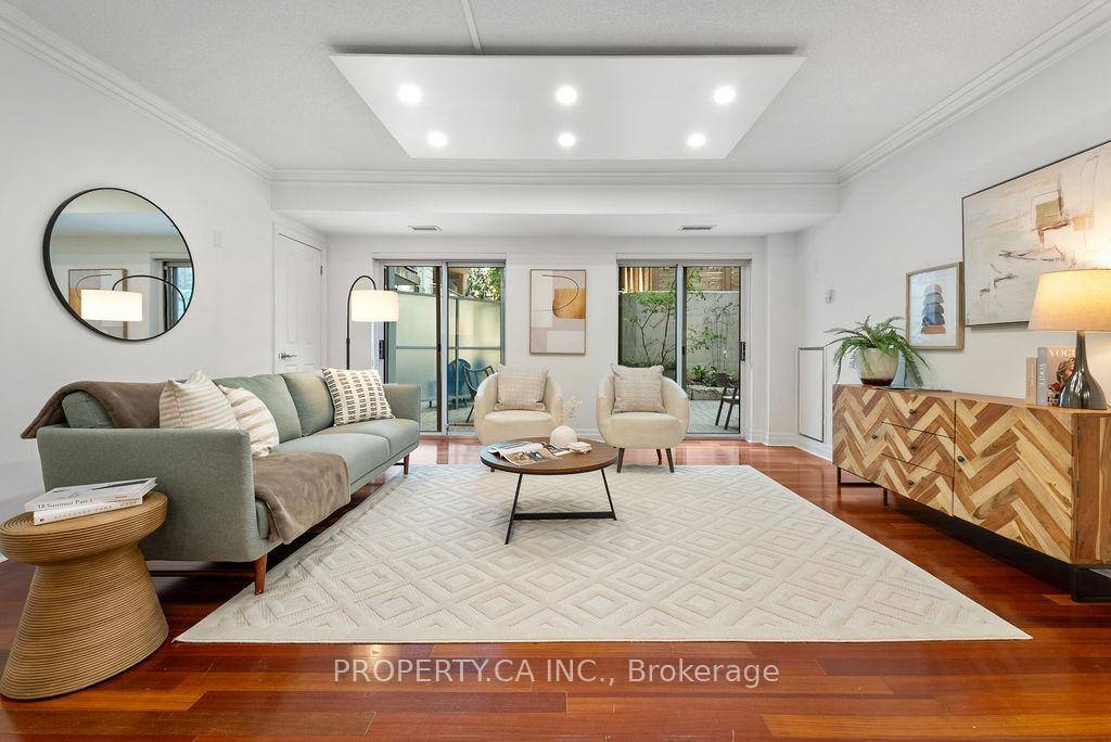 Welcome to Suite 101 at The Bayview a rare ground floor gem in the heart of Leaside.