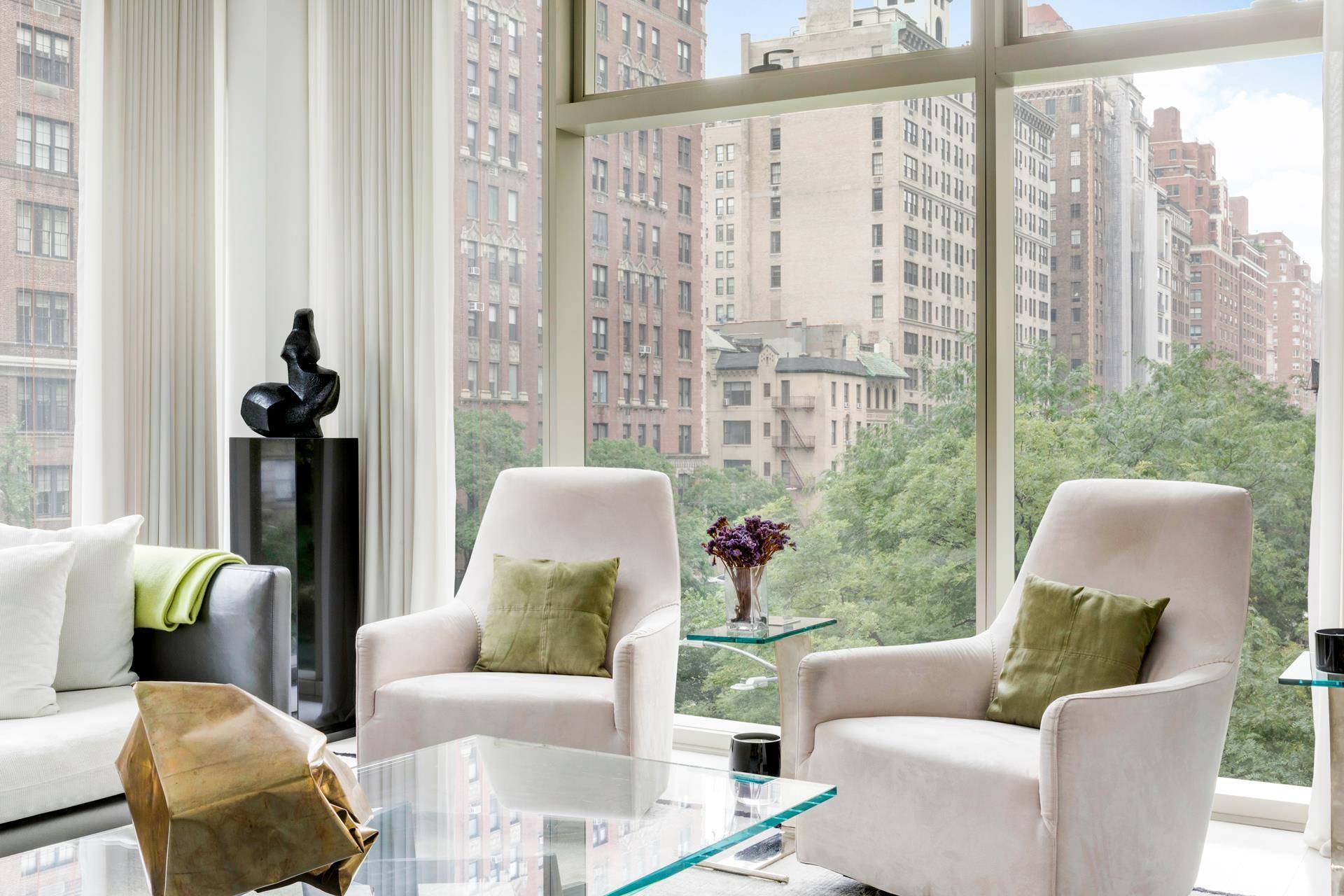 Residence 2 at 1055 Park Avenue has been featured in Architectural Digest, and occupies the full 4th amp ; 5th floors of the building.
