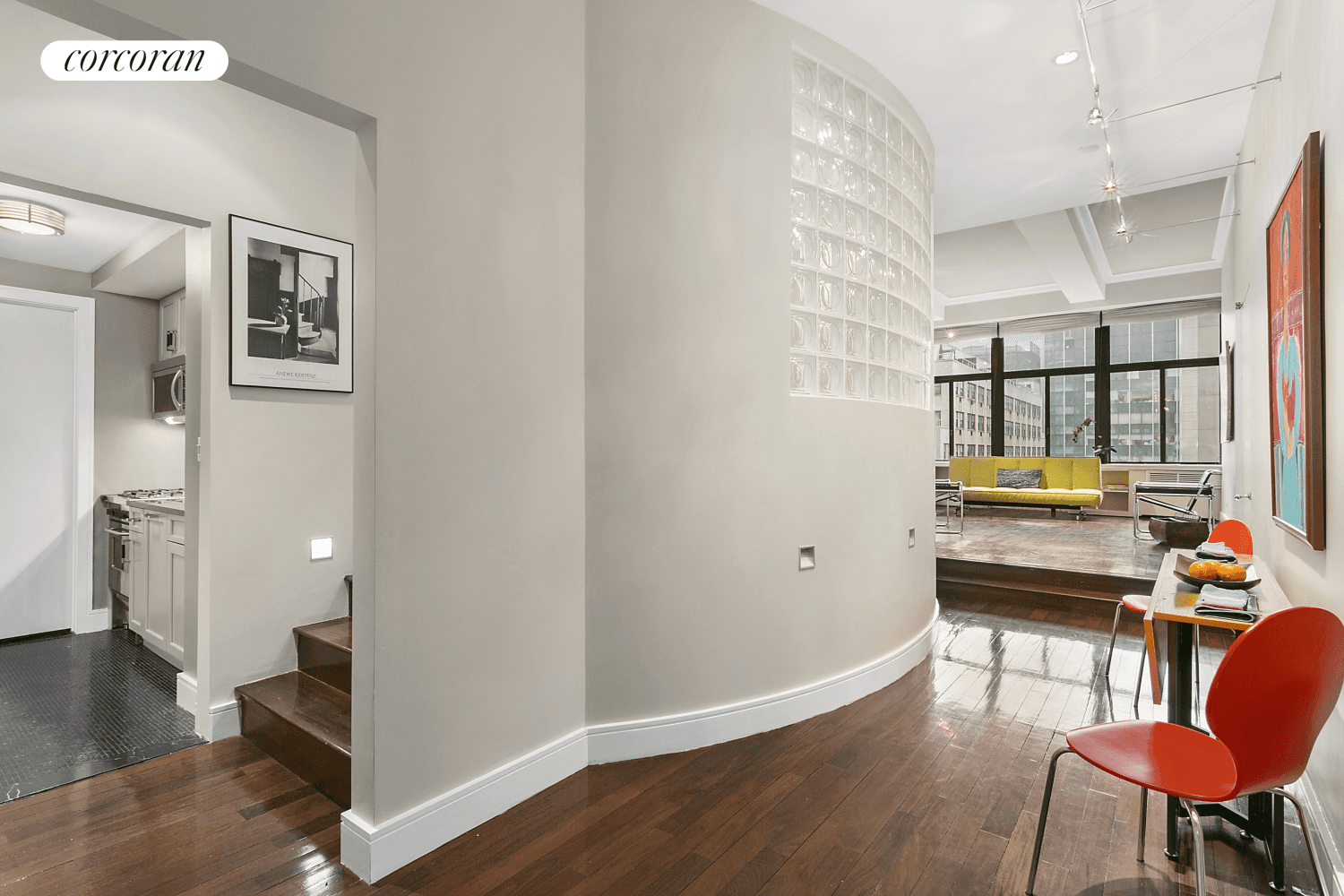 This Architecturally unique Loft home has been deigned to perfection !
