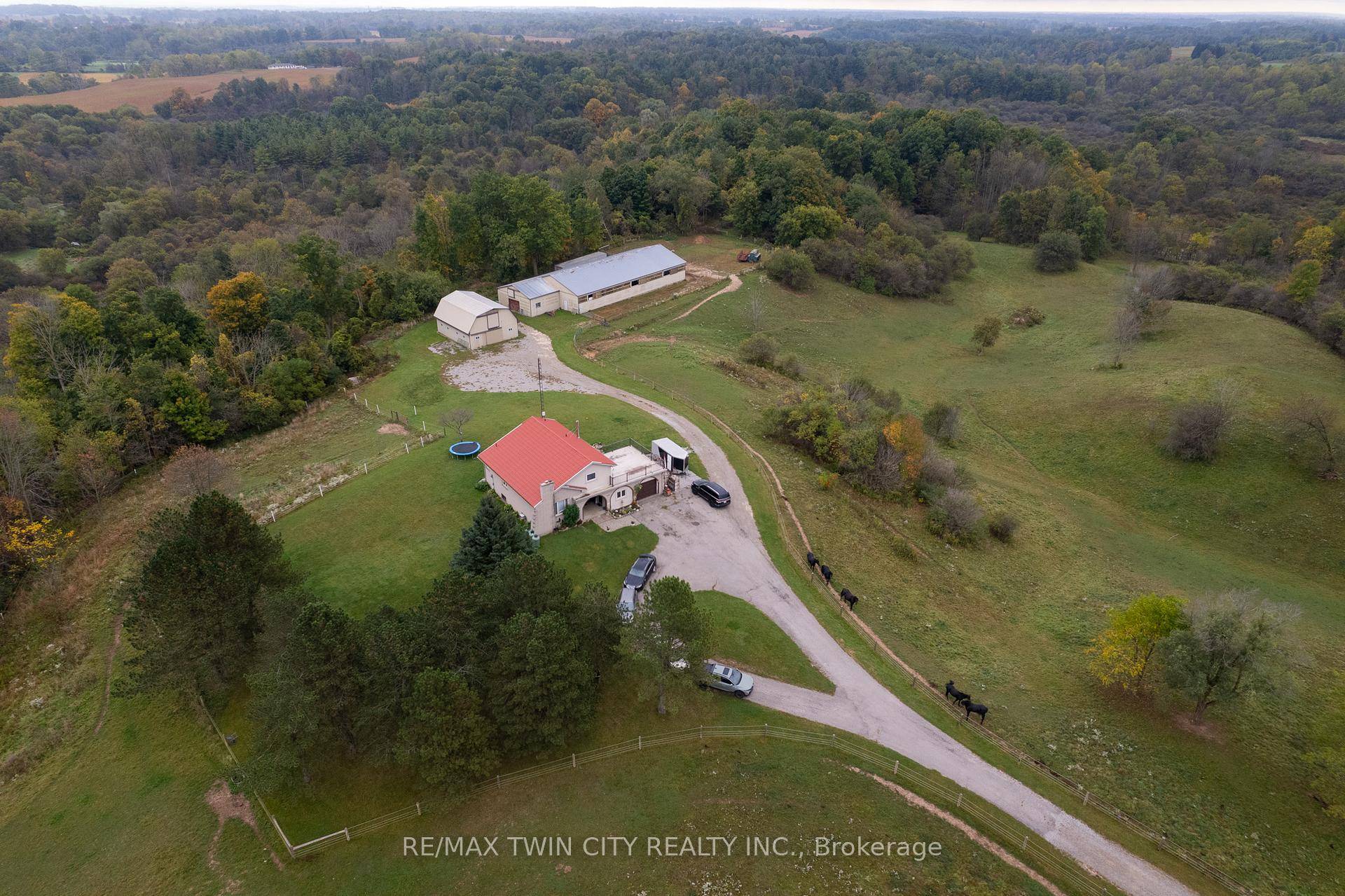 Beautiful equestrian facility on a unique 28 acre parcel of gorgeous pastures, rolling hills and spectacular views.