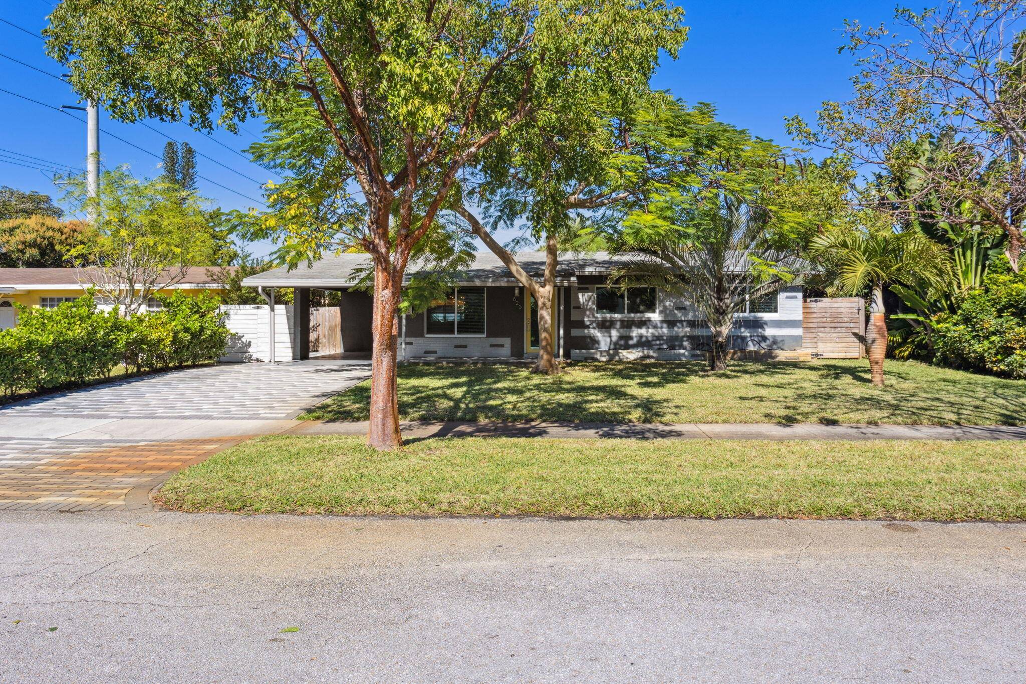 This stylish home embodies contemporary living with its sleek design and thoughtful amenities.
