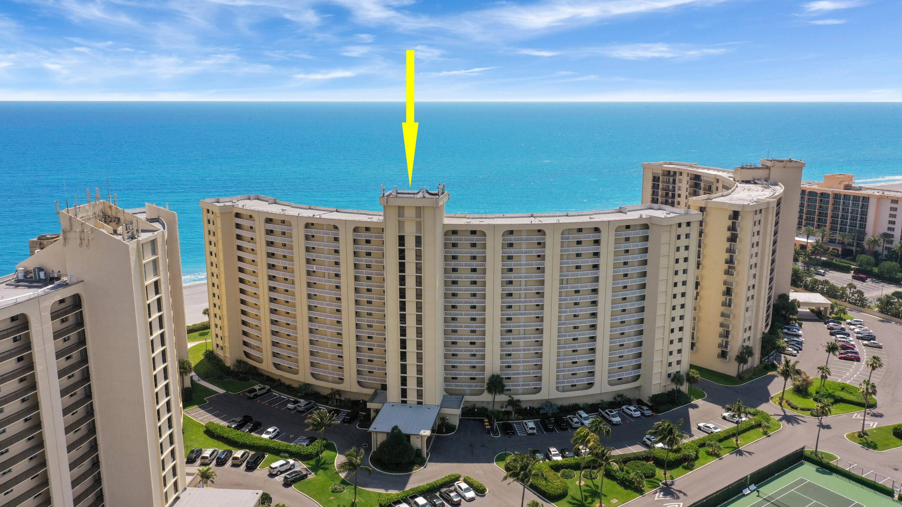 Highly sought after 200 Building of Ocean Trail, a lavish ocean front residence in Jupiter, FL.