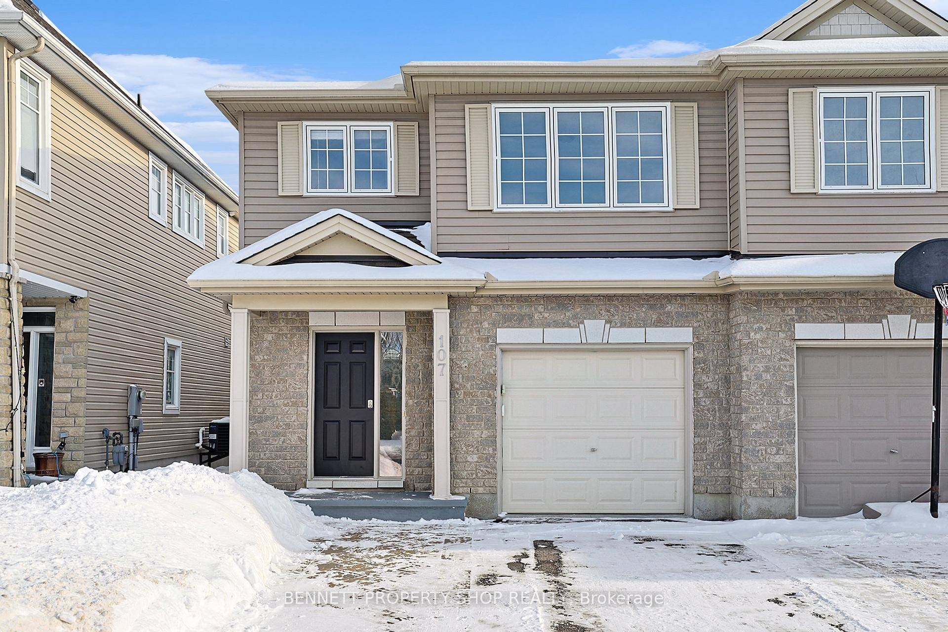 Stunning Semi Detached Home in Stittsville with No Rear Neighbours.