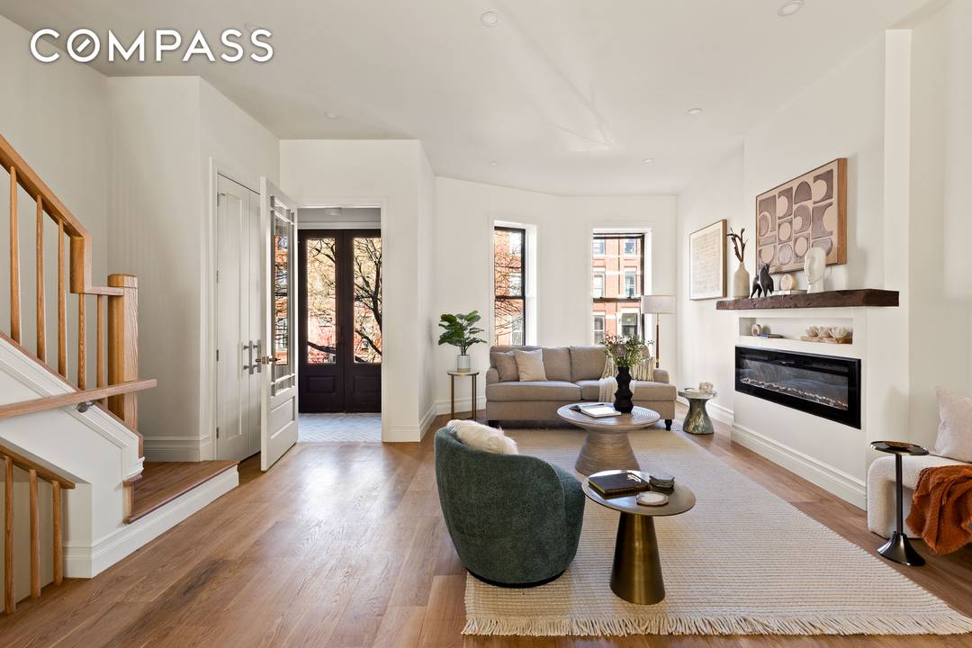 582 Quincy Street is a meticulously renovated 20 foot wide two family brownstone that seamlessly blends the elegance of classic Brooklyn architecture with the comfort and sophistication of modern design.