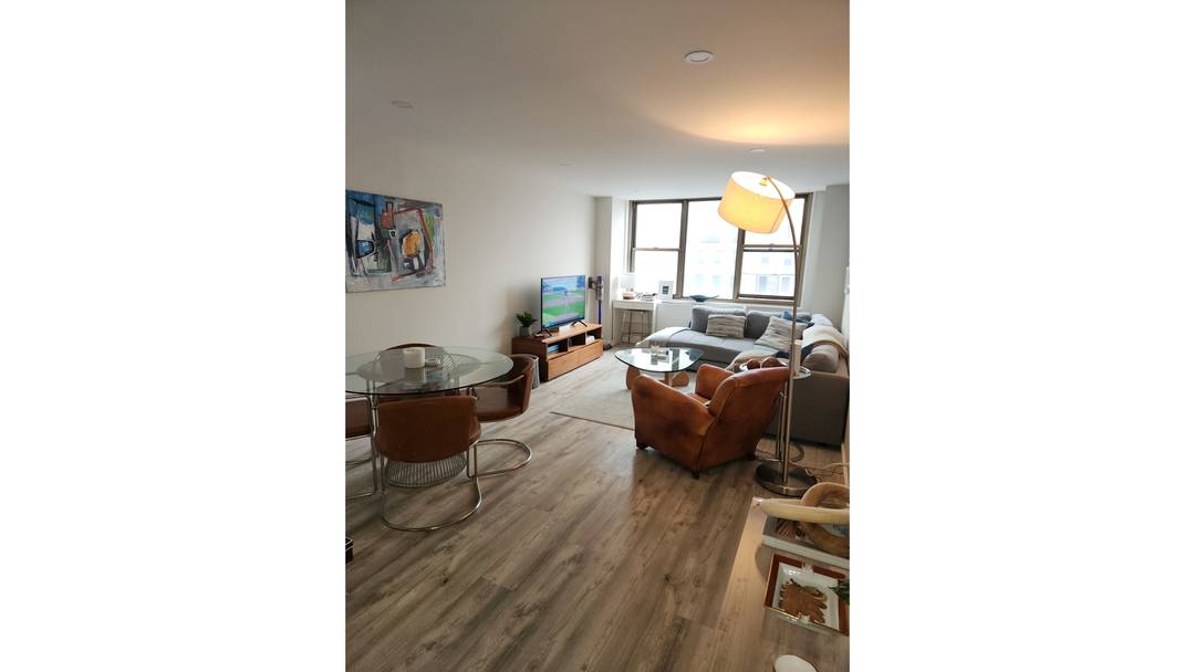 Gut Renovated, Super bright, 1 Bedroom at The White Glove Condominium building.