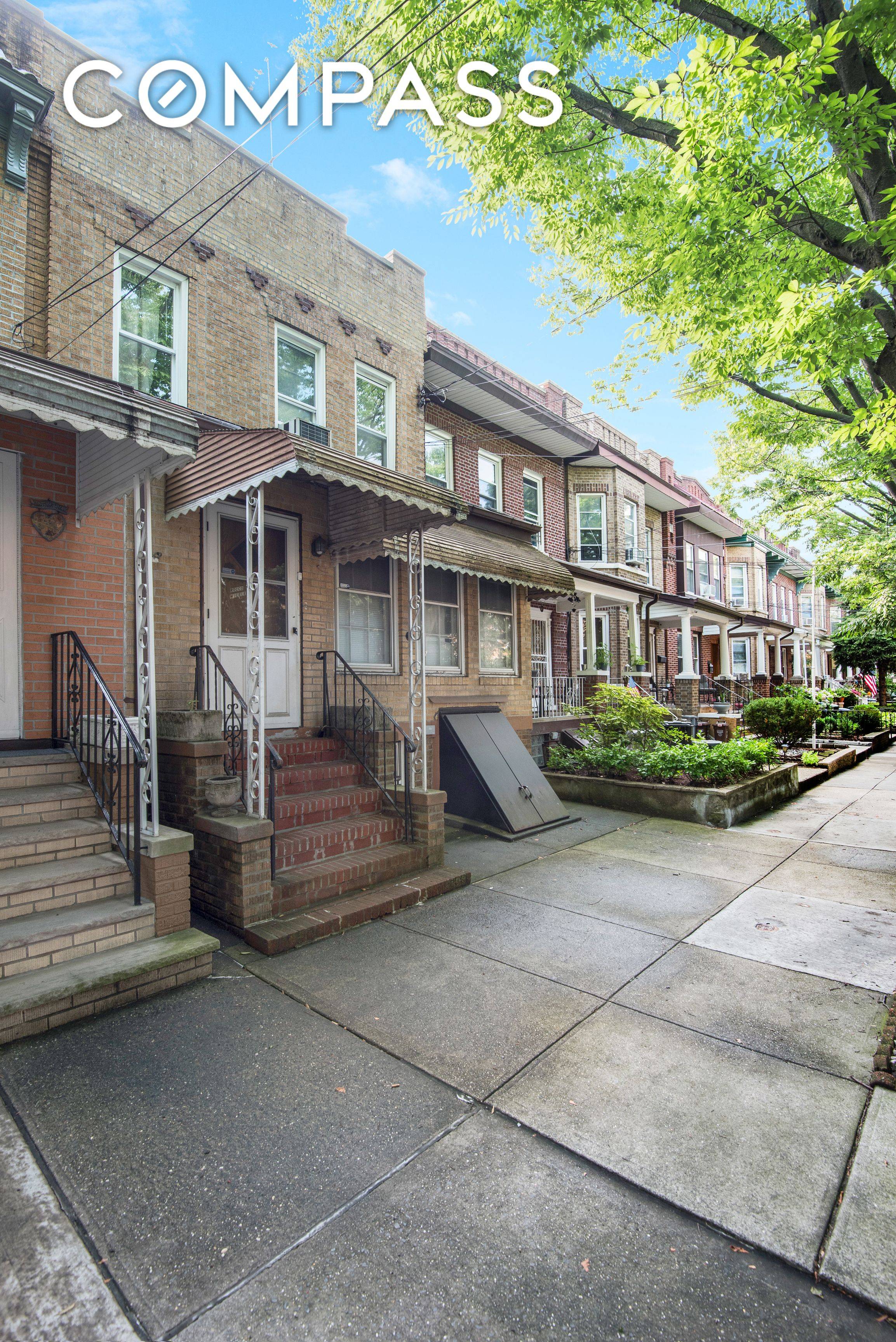 Spacious, bright and surprisingly affordable single family home with a garage in Ridgewood !